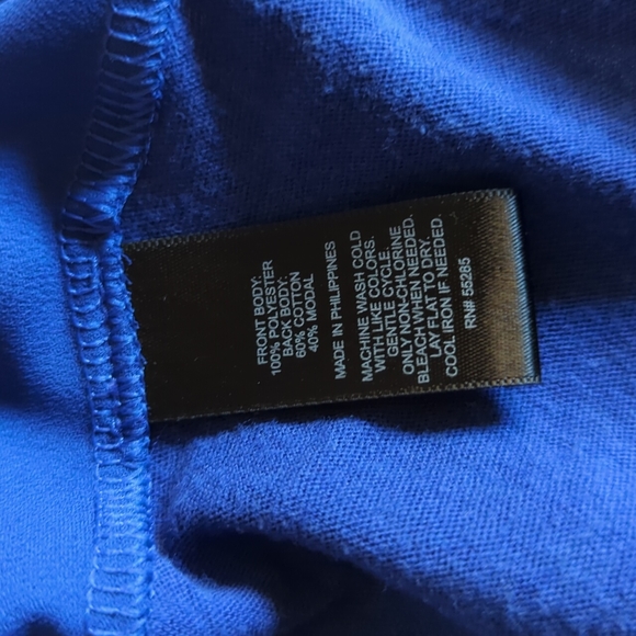 Express Royal Blue tank / blouse - size M - Picture 6 of 6